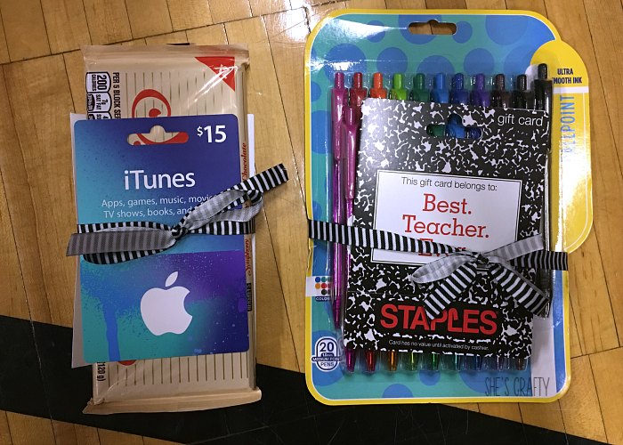 She's Crafty Easy Teacher gifts