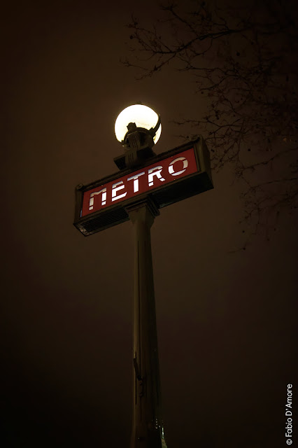 Metro di notte-Parigi