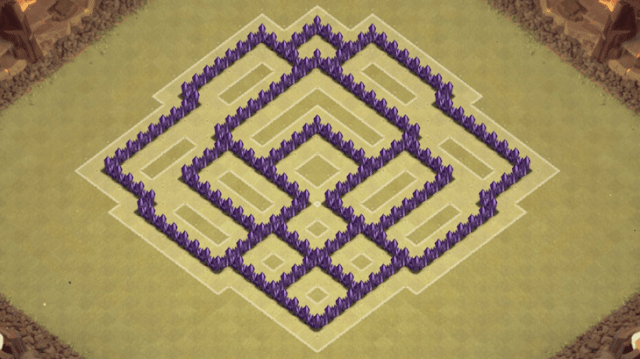 Base COC Th 7 Terbaru Terkuat & Terbaik war base coc th 7 anti dragon