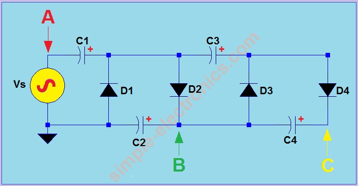 Voltage Multiplier Circuit | simple electronics