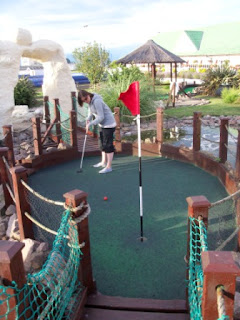 Adventure Golf Course at the Pleasure Beach Gardens in Great Yarmouth