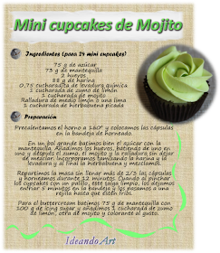 Receta cupcakes mojito