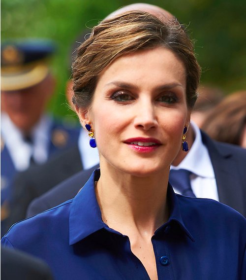 Queen Letizia and King Felipe on Official visit in France