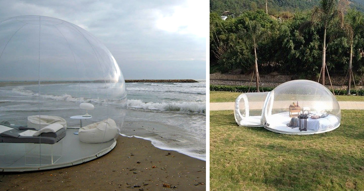 Transparent Bubble Tent Lets You Sleep Underneath The Stars