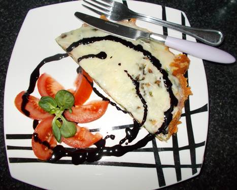omelete com cânone e mussarela receita da omelete com cânone e mussarela