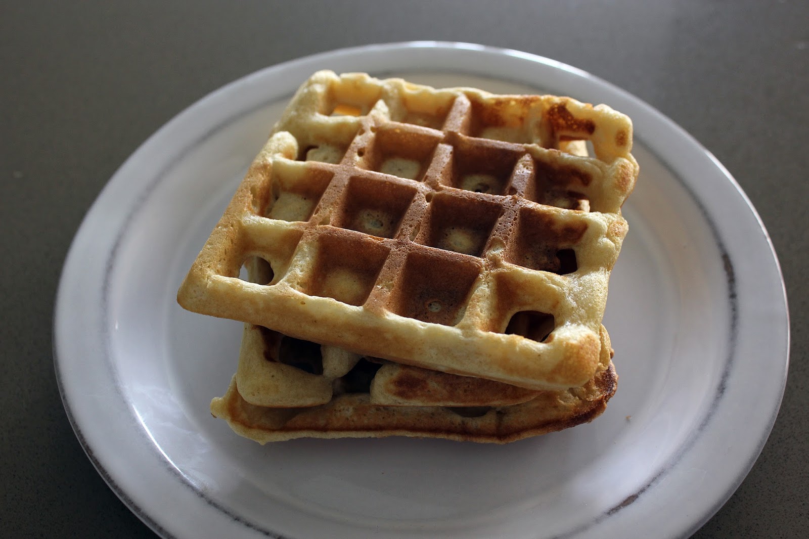 light smoke grey waffle