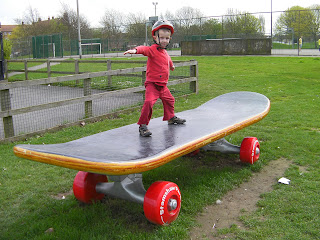 stamshaw adventure playground jervis road park giant skateboard near M275 portsmouth