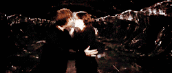 kiss hermione ron harry potter hallows deathly gifs granger weasley kissing ginny scenes chamber secrets film