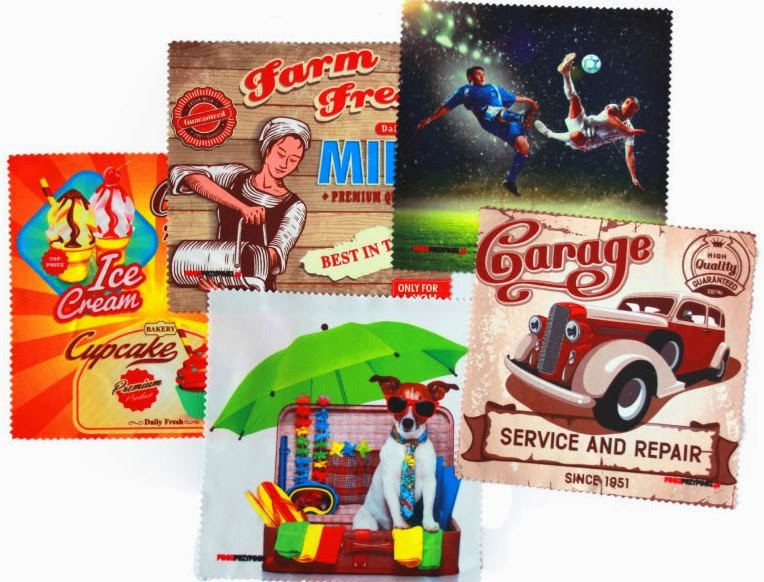 Najdziwniejsze Rzeczy Świata: Ściereczki do okularów z nadrukiem