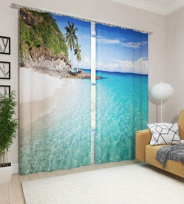 modern 3d effect curtain design ideas for living room bedroom window shower 2019