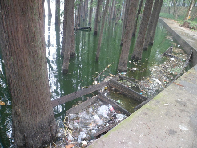lac déchets wuhan