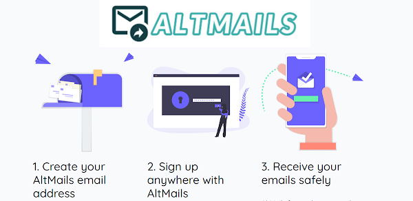 Altmails 建立臨時電子信箱與個人信箱連結