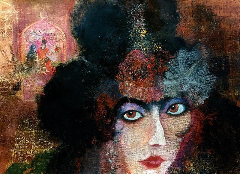 Beautiful Mixed Media Art by Maria Amiragova.