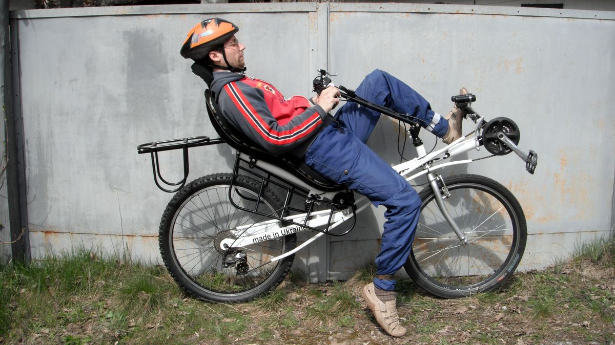 Recumbent bike arrangement, 8 configurations build your own HPV!