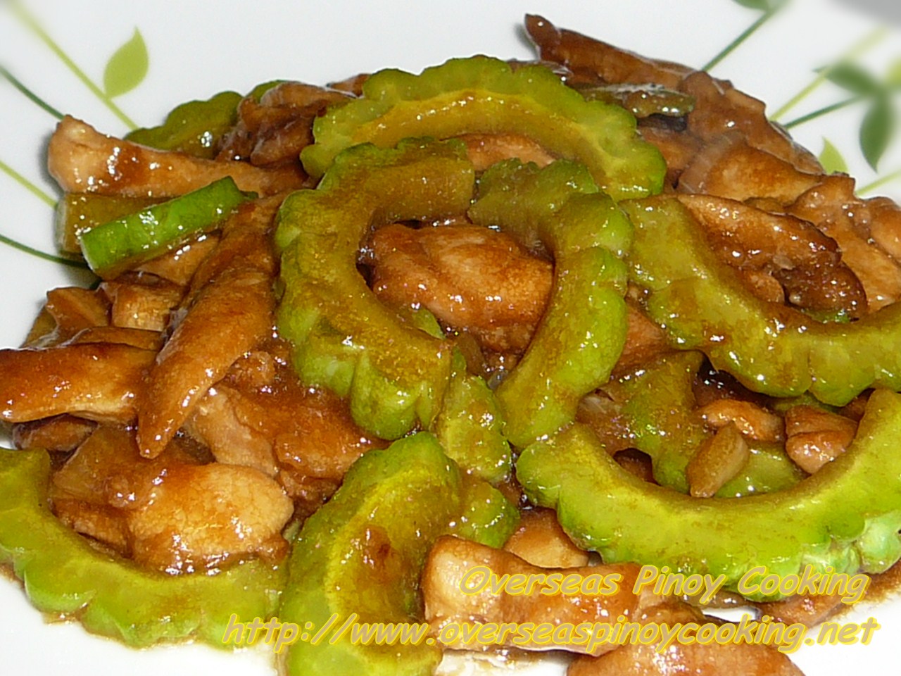 Chicken And Ampalaya With Oyster Sauce