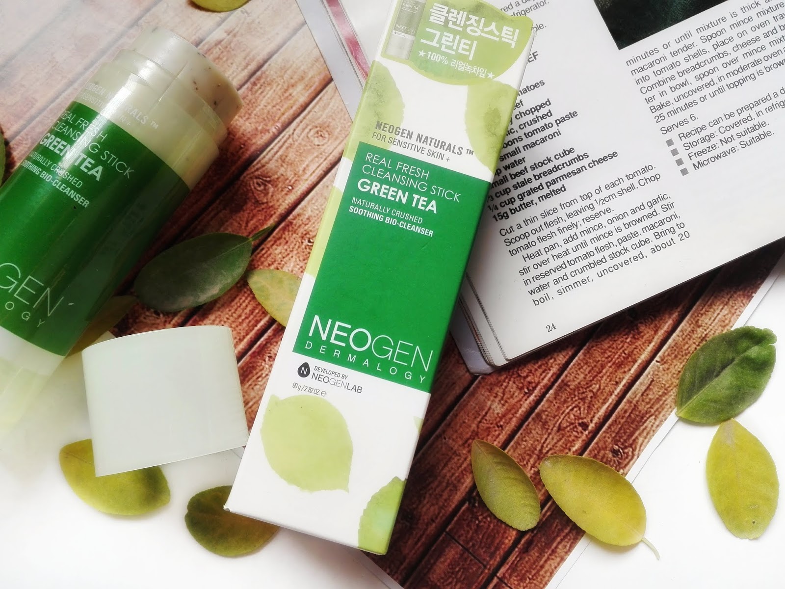 [Review] NEOGEN Real Fresh Cleansing Stick Green Tea Beauty & Dewdrop