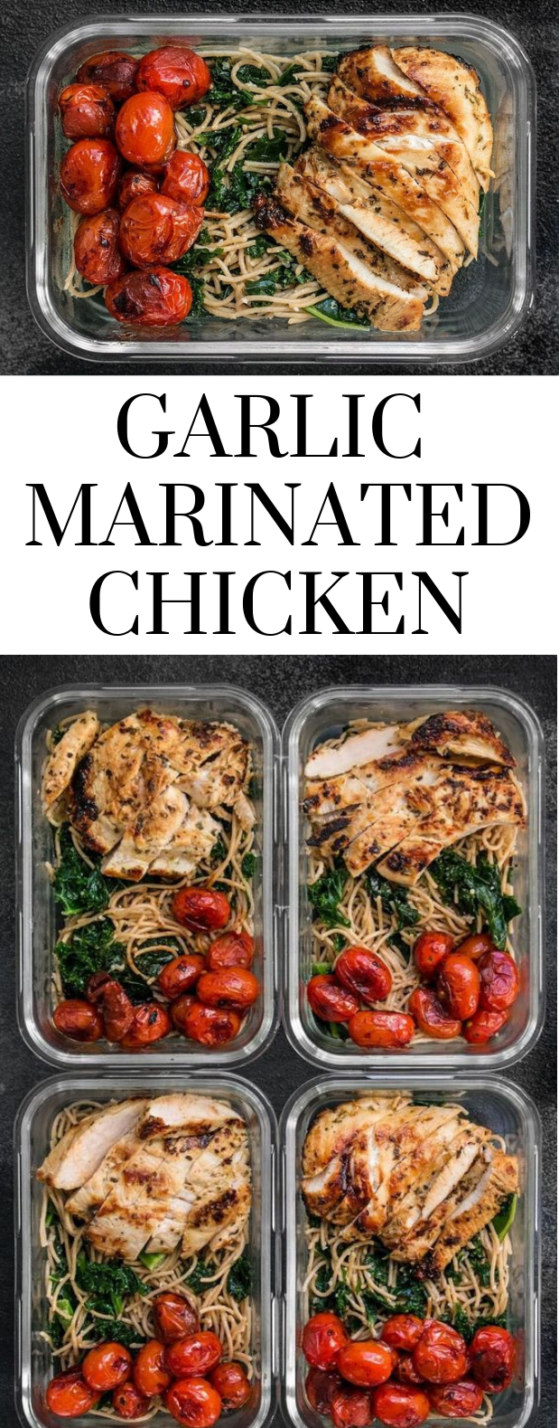 GARLIC PARMESAN KALE PASTA MEAL PREP #lunchideas #parmesan GARLIC PARMESAN KALE PASTA MEAL PREP #lunchideas #parmesan