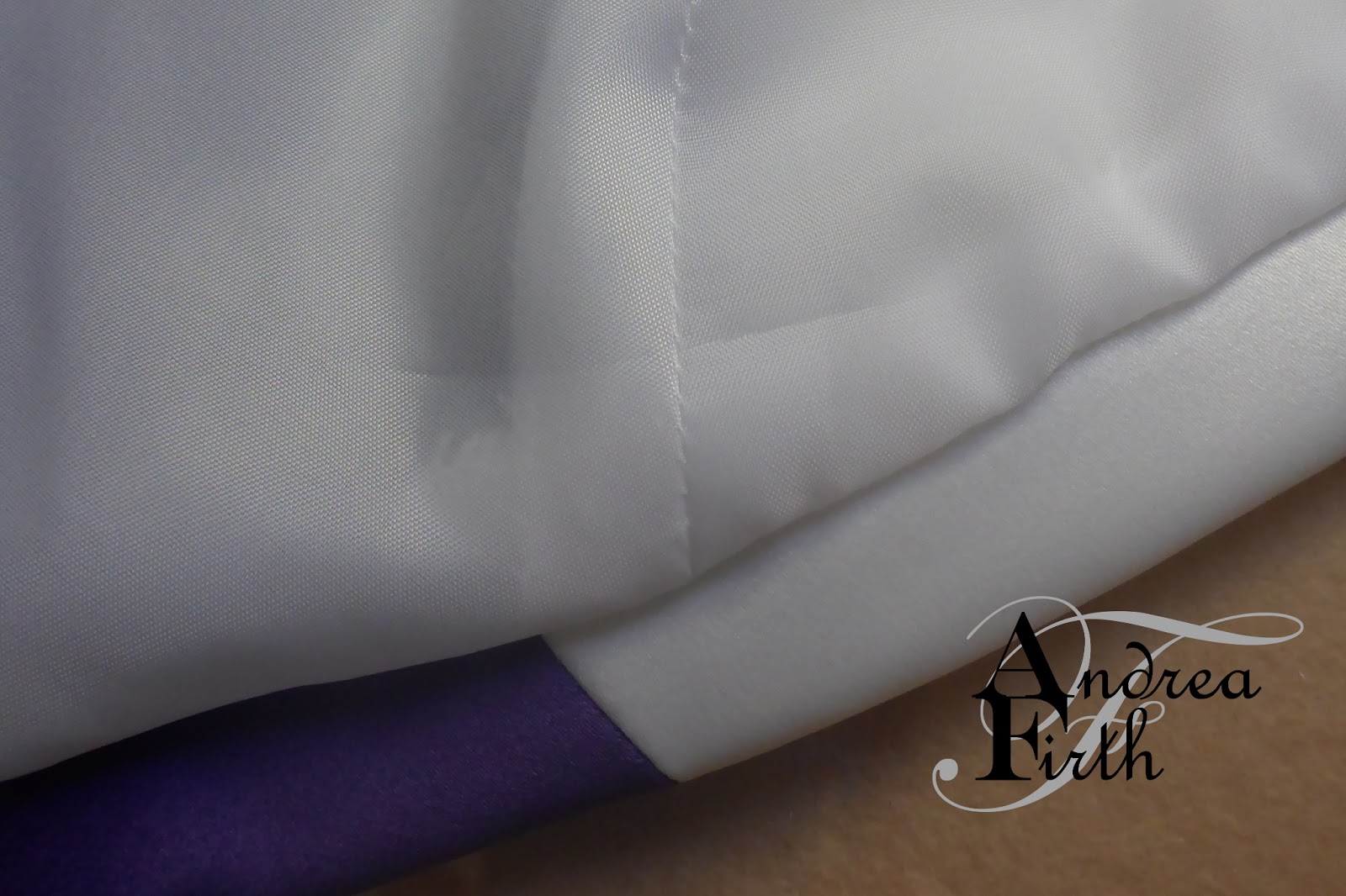 Obsessive Creativeness Tutorial Hemming a lined wedding dress with