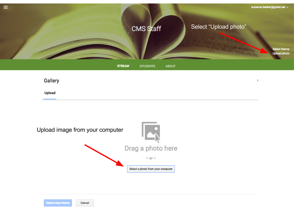 GCISD InTech Blog Creating Google Classroom Headers in Canva