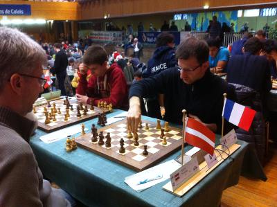 Tigran Gharamian lors du dernier tournoi de Cappelle © Chess & Strategy  