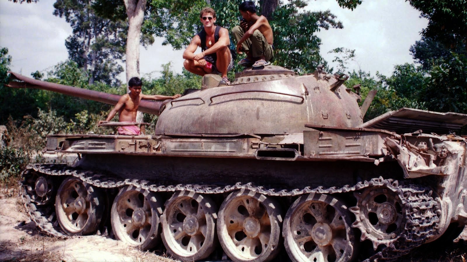 Sabatoged T34 Tank