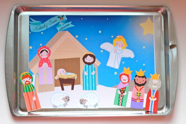 Nativity Paper Dolls Printable
