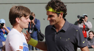 David Goffin Federer Roland Garros
