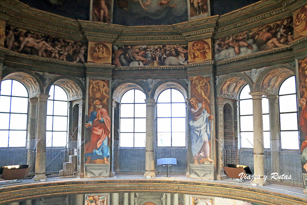 Cúpula de Pordenone de la Basílica Santa Maria Campagna de Piacenza
