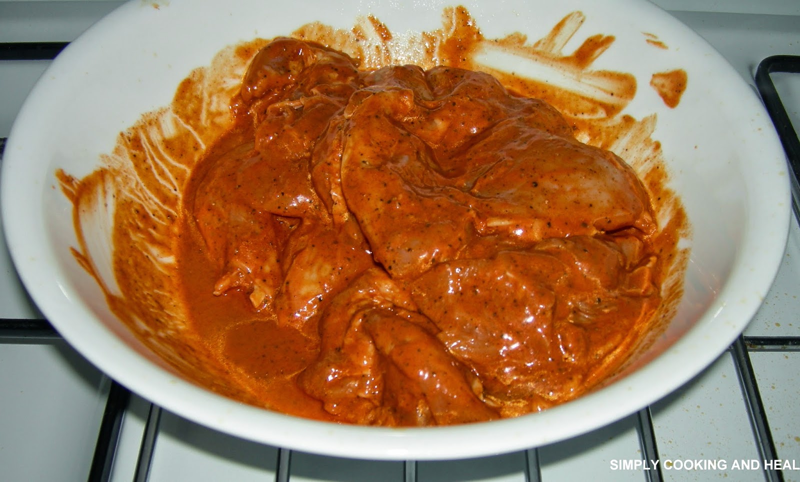 Simply Cooking and Health Spicy chicken chop