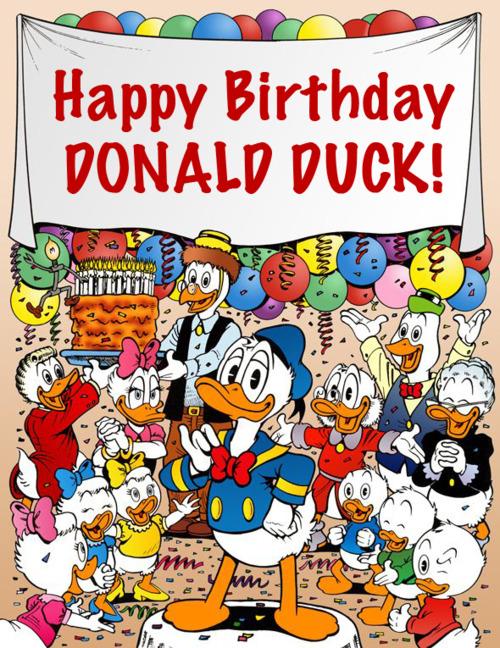 Planeta Gibi Blog: Feliz aniversário, Donald!