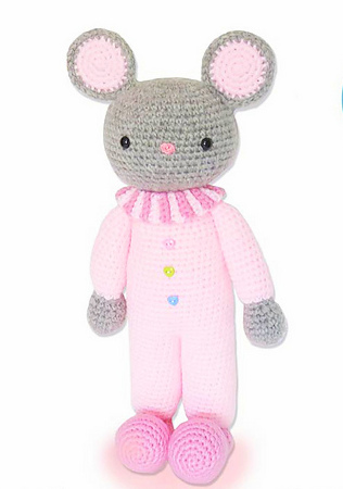 mouse doll crochet pattern