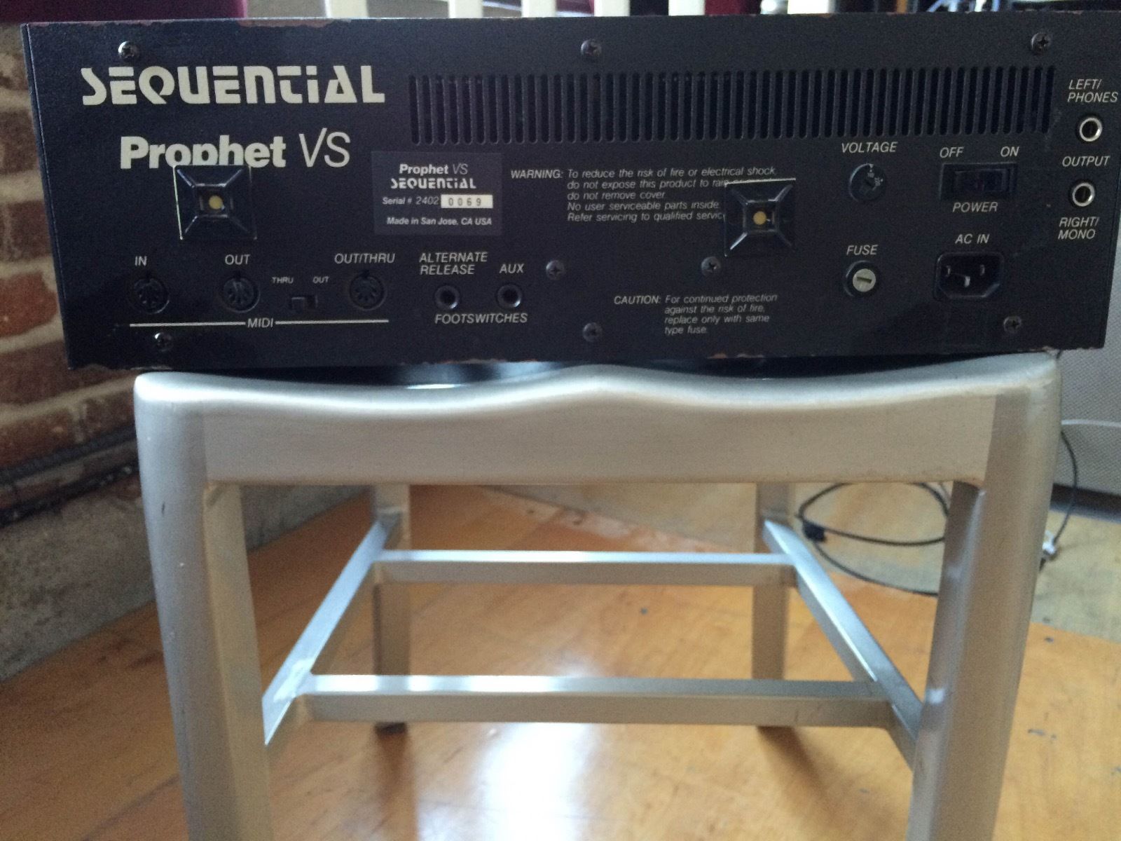 MATRIXSYNTH: Sequential Circuits - Prophet VS Rack SN 0069