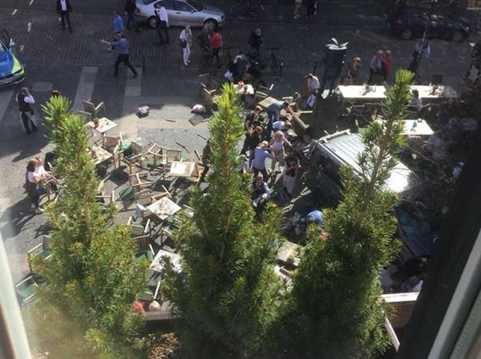 ALEMANHA: ATROPELAMENTO EM MÜNSTER DEIXA 3 MORTOS E 20 FERIDOS