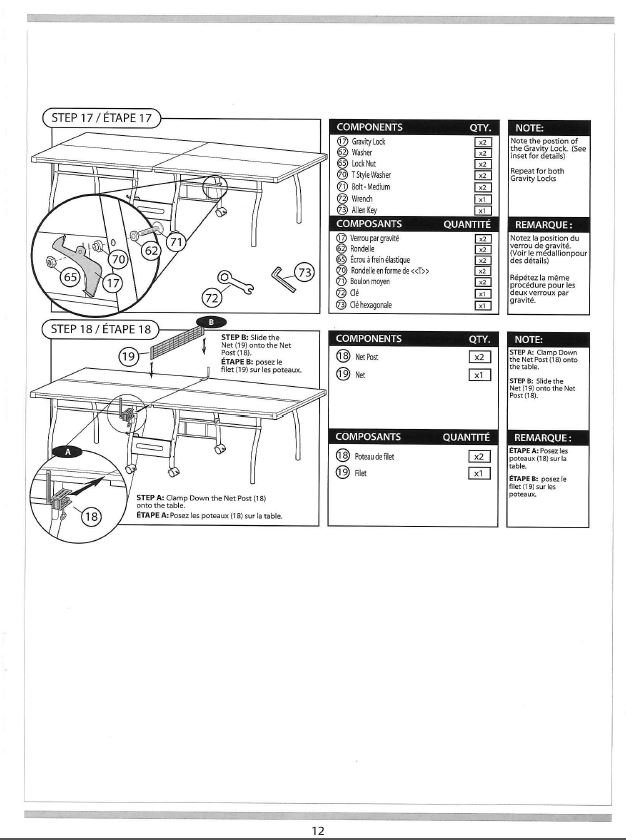Find Your Manuals Here... Eastpoint Table Tennis Table EPS 1500
