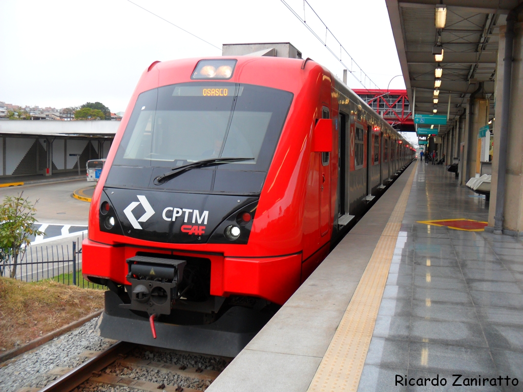 Trem da CPTM Companhia de Trens Metropolitanos Informação