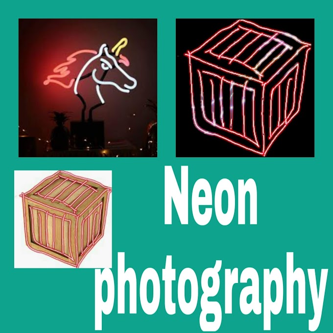 Neon photo art kaise banaye.How to make neon photos.