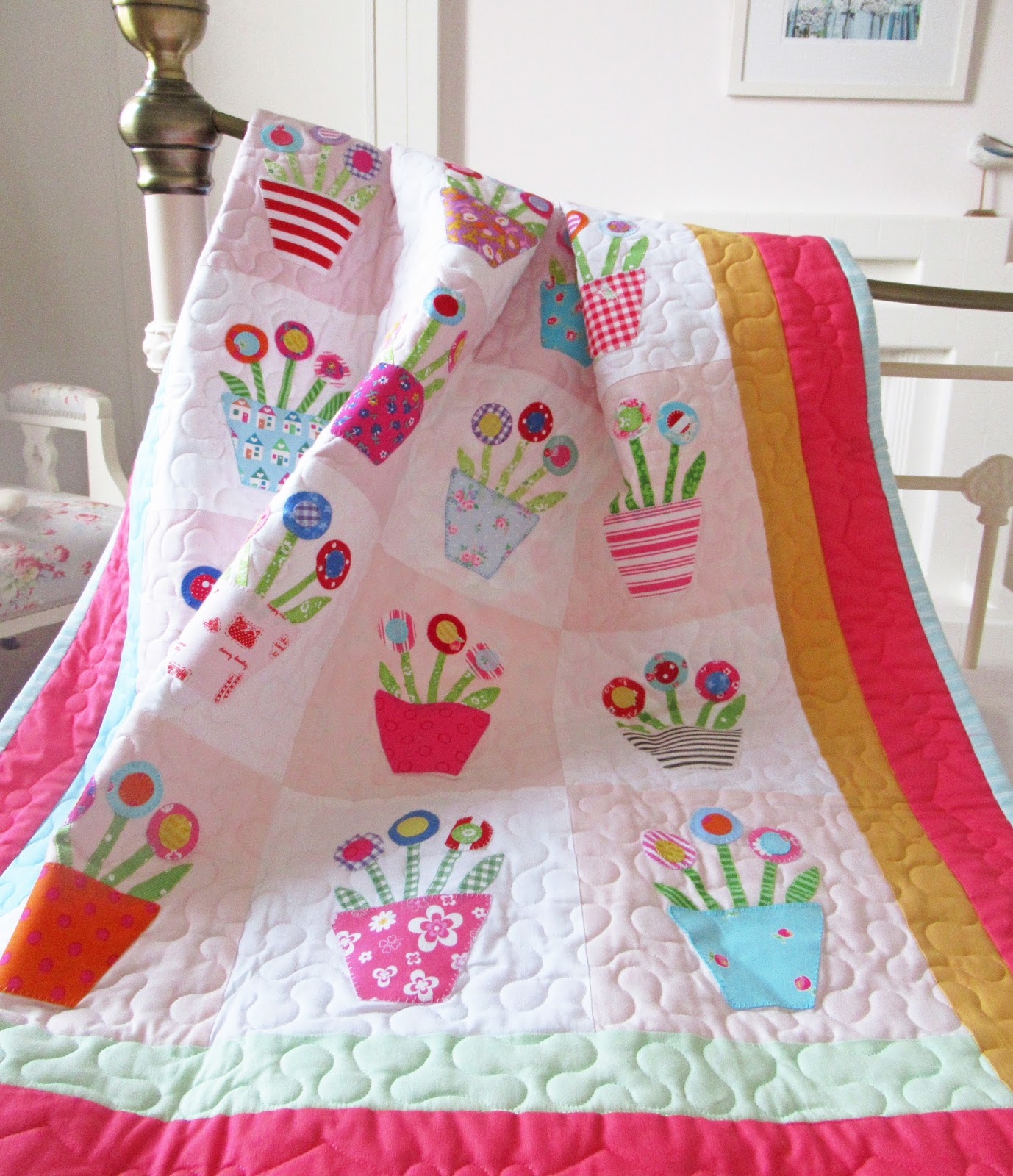 Helen Philipps Flower Pots Quilt