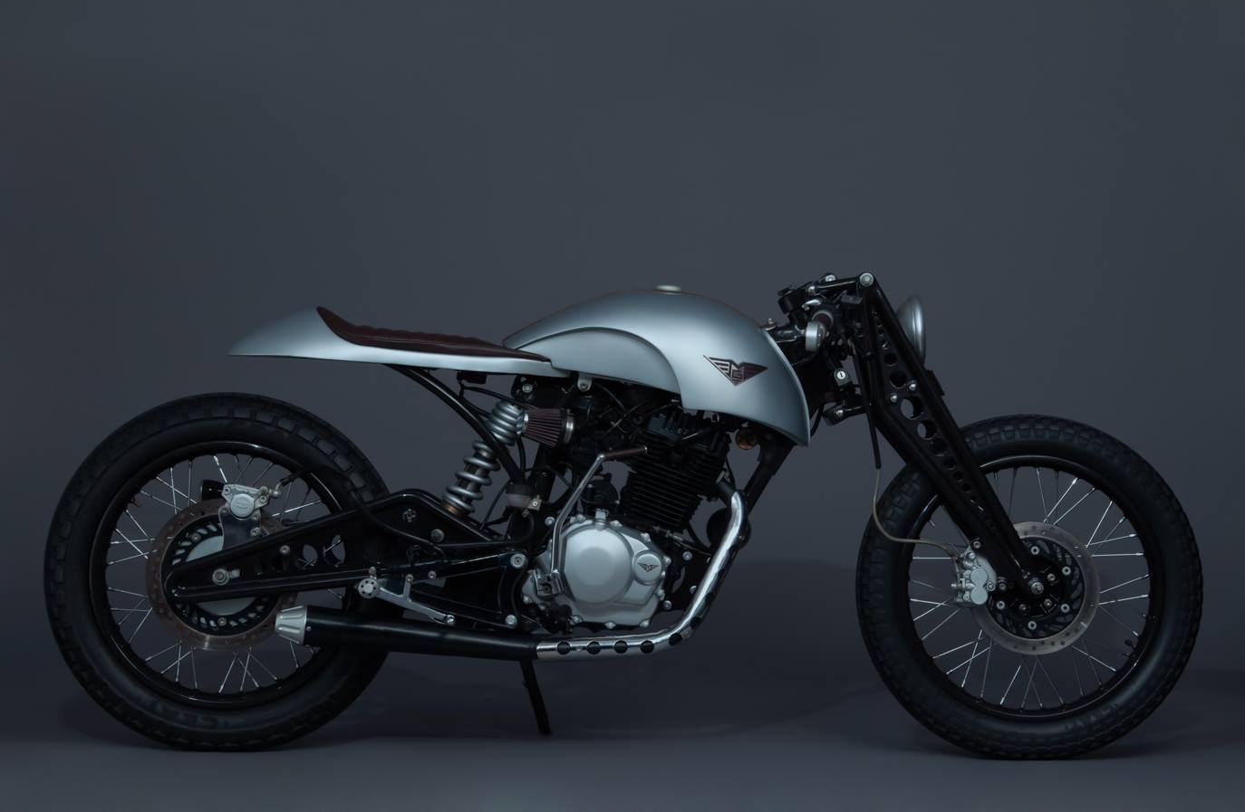 Sliver The Karizma Cafe Racer by Mean Green Customs RocketGarage