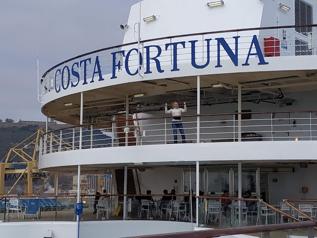 pont supérieur du Costa Fortuna