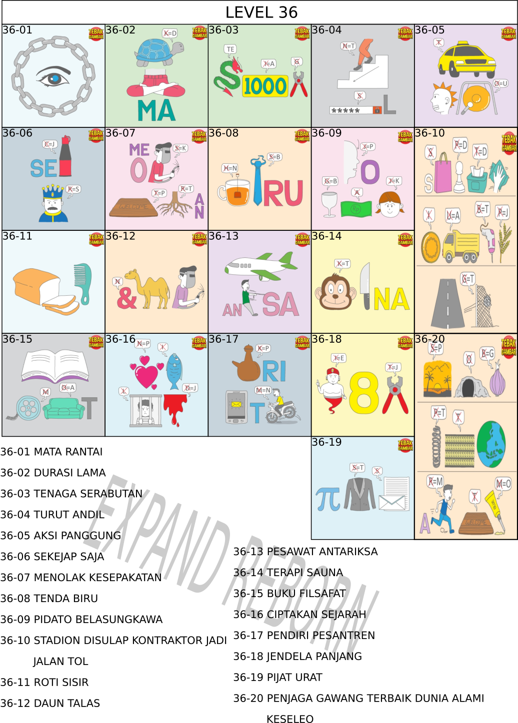 Expand Reborn Game Android Tebak Gambar Kunci Jawaban Part 3