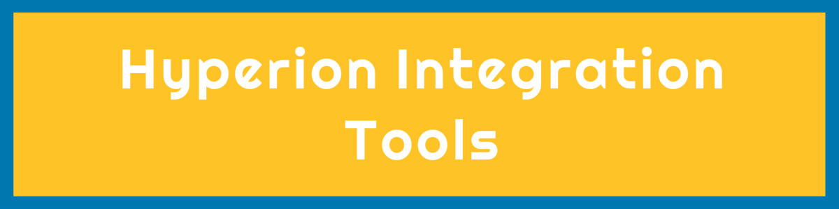 Hyperion  Integration Tools