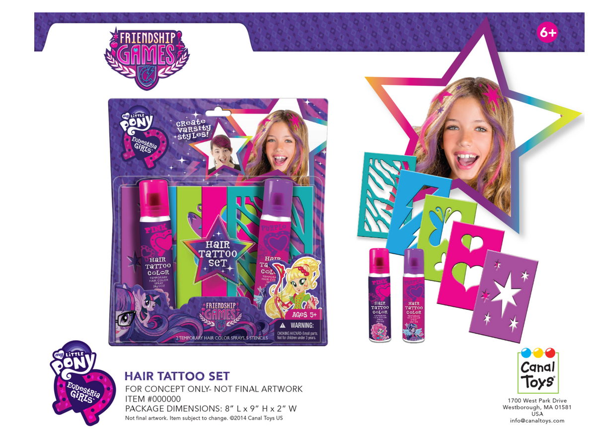 Equestria Girls 3 Friendship Games Packaging