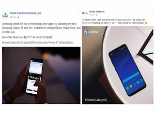 Globe and Smart to offer Samsung Galaxy S8 and S8 Plus on Postpaid Plan Globe and Smart to offer Samsung Galaxy S8 and S8 Plus on Postpaid Plan