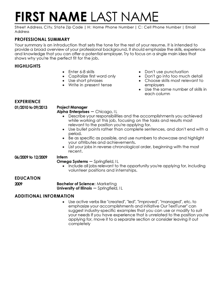 free pdf resume templates
