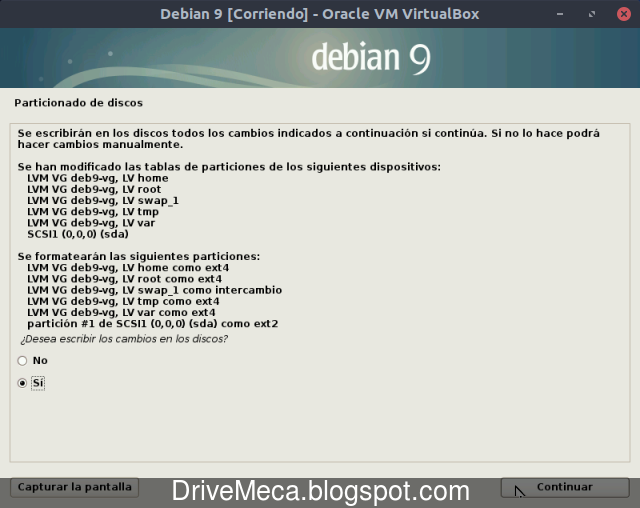 Como instalar debian 9 stretch minimal paso a paso