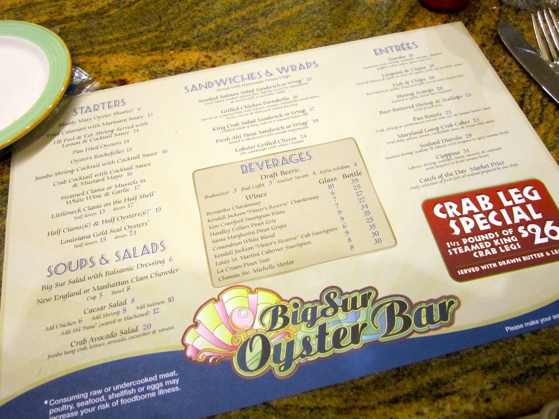 Melissa Good Taste: Big Sur Oyster Bar - Las Vegas, NV