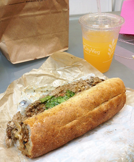 Jenns Food World: Hip City Veg- Philly Seitan Steak