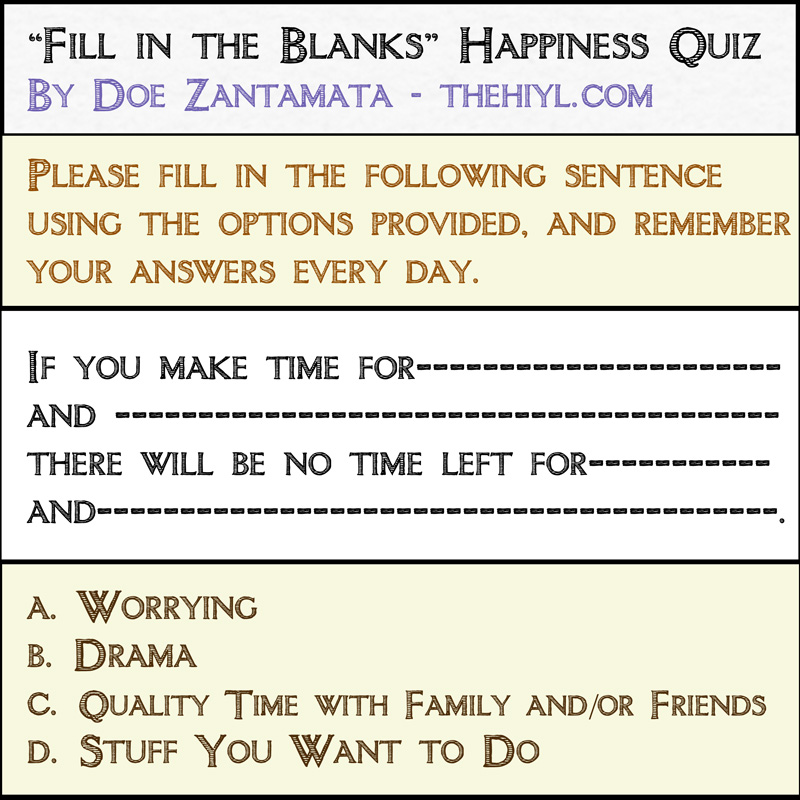 Happiness Quiz