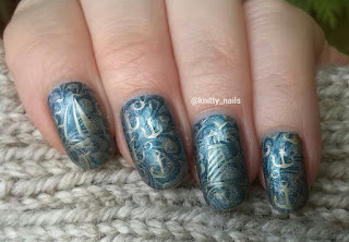 Nautical nails with Pueen 96