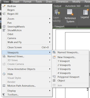Criar viewports no layout do AutoCAD